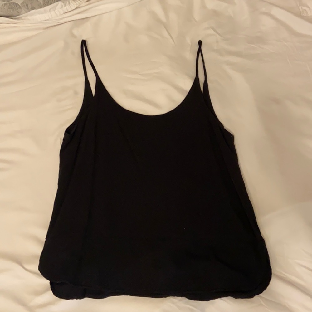Flowy black tank top